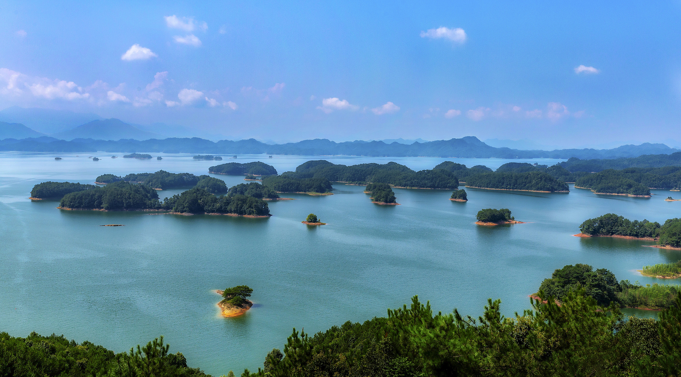 千岛湖山水全景